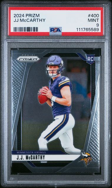2024 Panini Prizm Jj Mccarthy #400 Mint 9 front