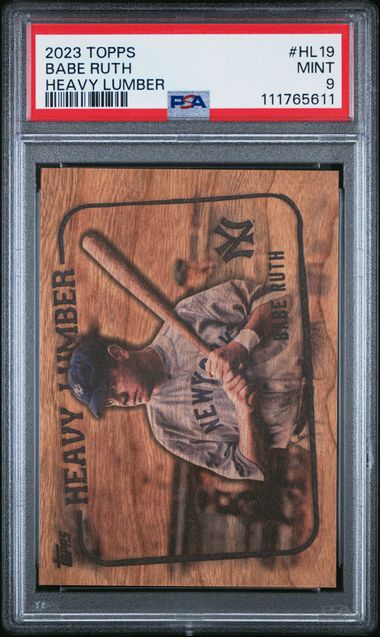 2023 Topps Heavy Lumber Babe Ruth #Hl19 (Heavy Lumber) Mint 9 front