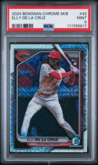 2024 Bowman Chrome Mega Box Elly De La Cruz #42 Mint 9 front
