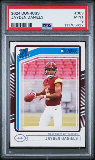 2024 Panini Donruss Jayden Daniels #389 Mint 9 front
