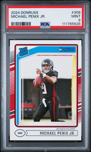 2024 Panini Donruss Michael Penix Jr. #308 Mint 9 front