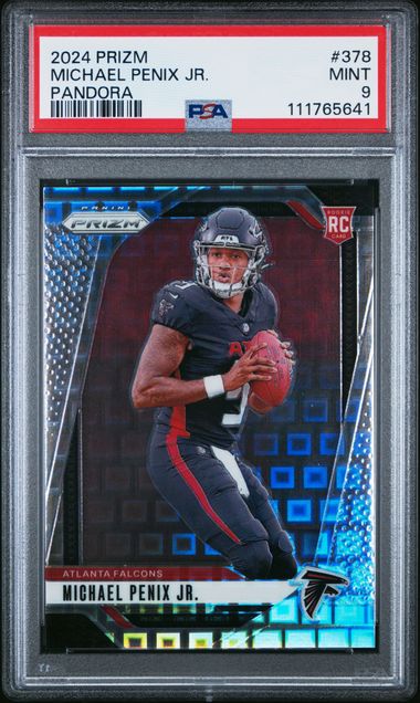 2024 Panini Prizm Michael Penix Jr. #378 (Pandora) Mint 9 front