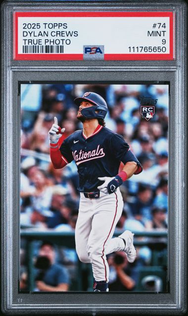 2025 Topps Dylan Crews #74 (True Photo) Mint 9 front