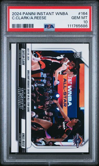 2024 Panini Instant Wnba C.clark/A.reese #164 Gem Mt 10 front