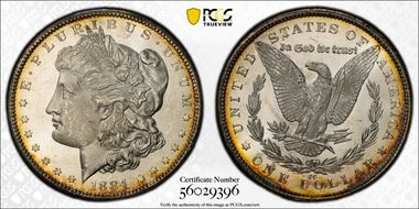 1884-CC $1 MS66+ 