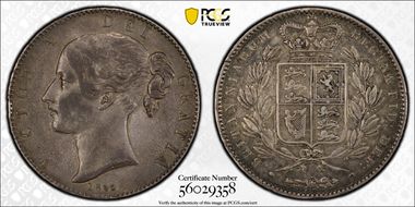 1845 Crown S-3882 AU50