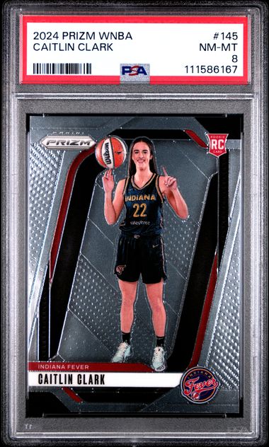 2024 Panini Prizm Wnba Caitlin Clark #145 Nm-Mt 8 front