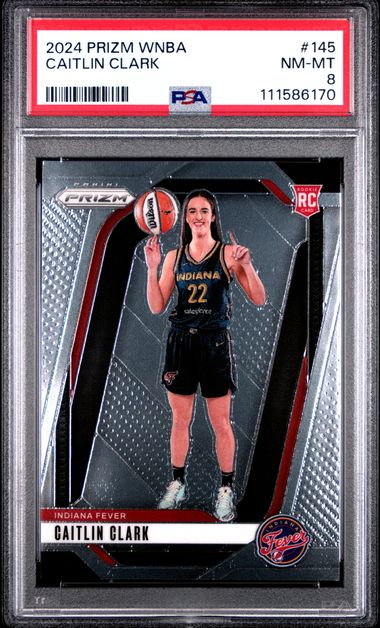 2024 Panini Prizm Wnba Caitlin Clark #145 Nm-Mt 8 front