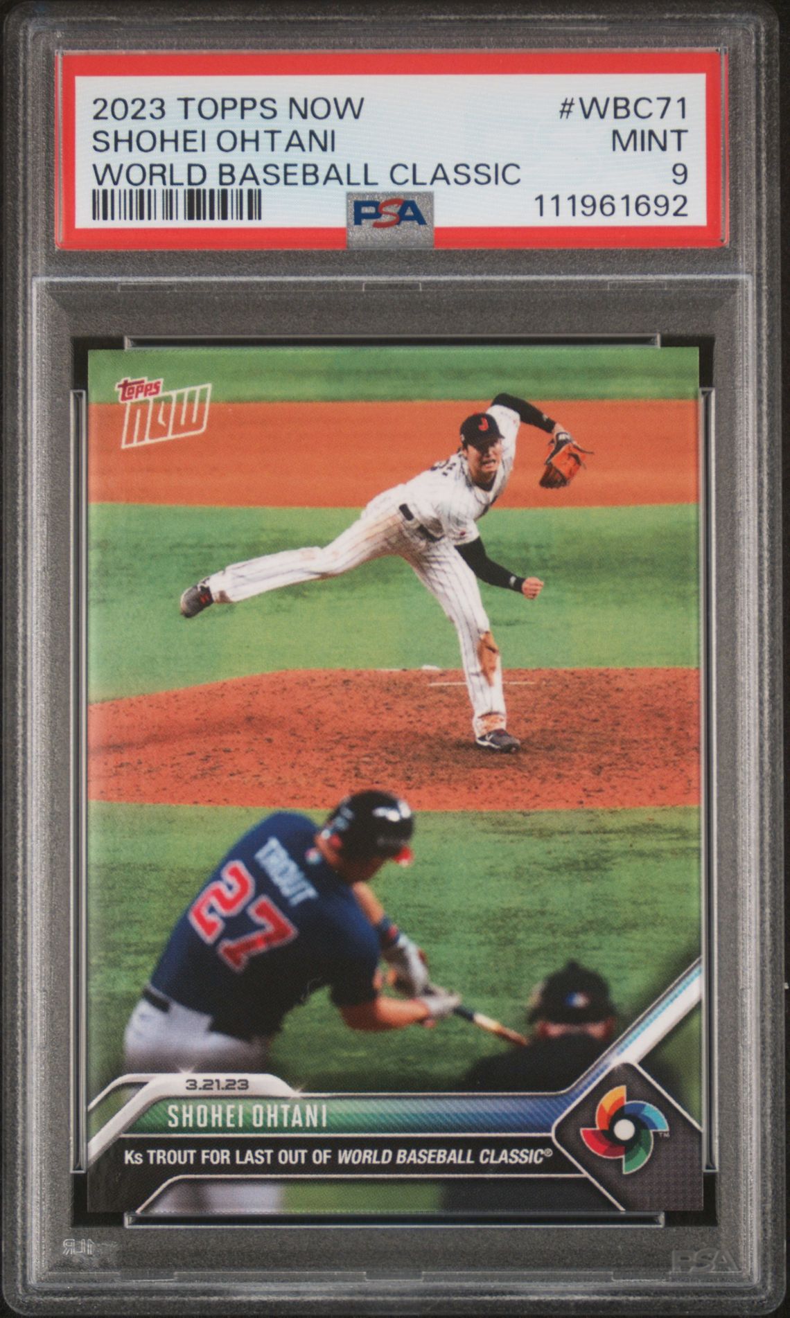 2023 Classic #WBC71 Shohei Ohtani front