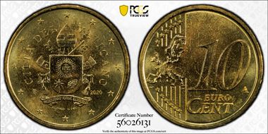 2020-R € 0.10 MS67