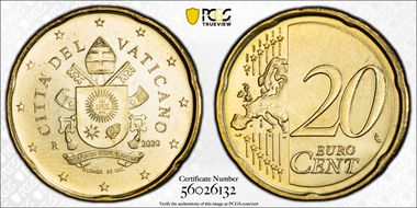 2020-R € 0.20 MS68