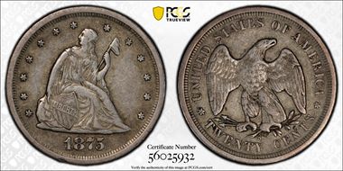 1875-S 20C XF45