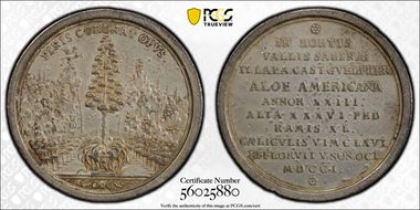 (1701) AR Medal Betts-105, American Aloe N1