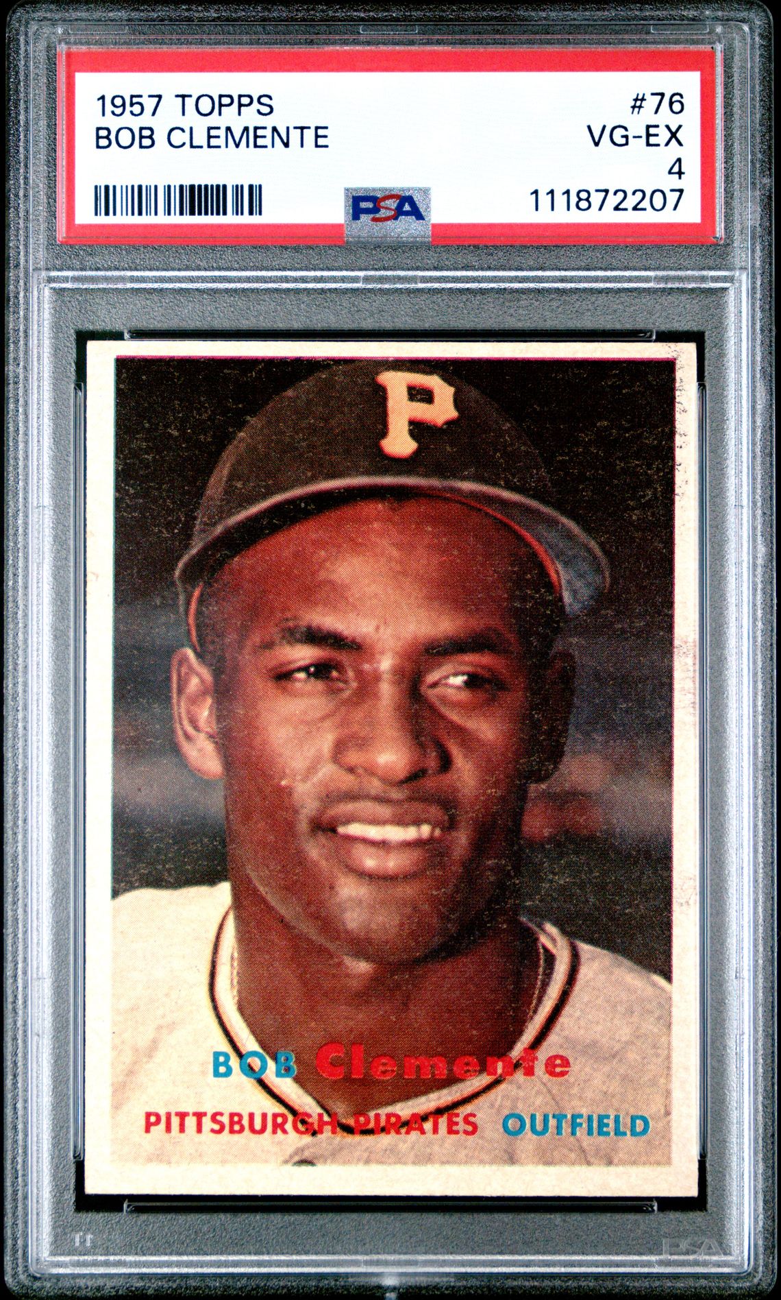 1957 Topps TOPPS #76 Bob Clemente front