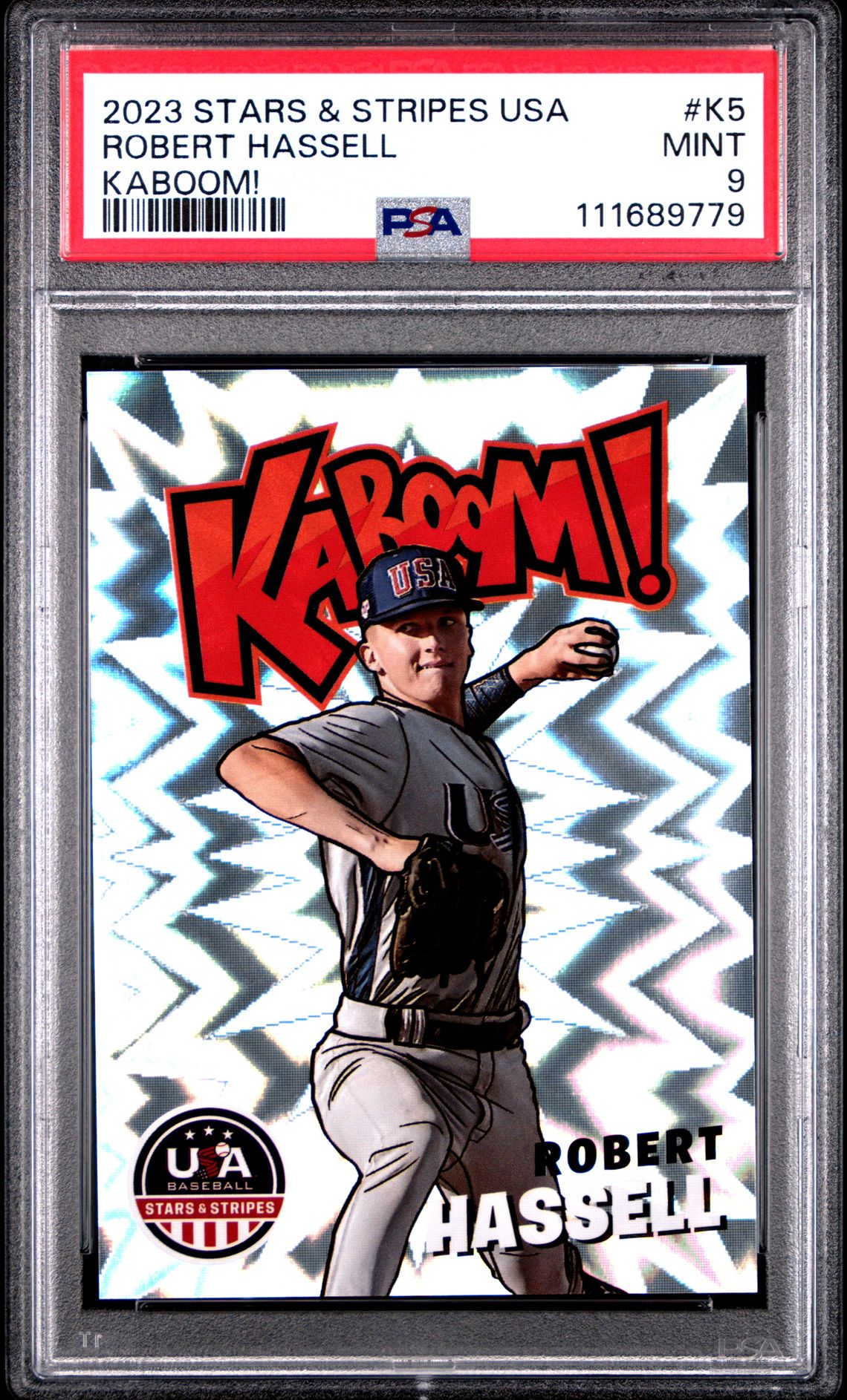 2023 Topps PANINI STARS & STRIPES USA KABOOM! #K5 Robert Hassell front