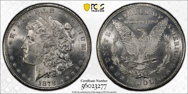 1878-CC $1 MS62