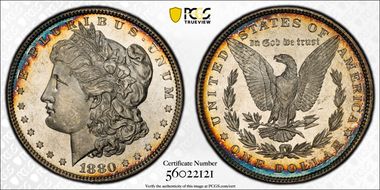 1880 $1 MS65
