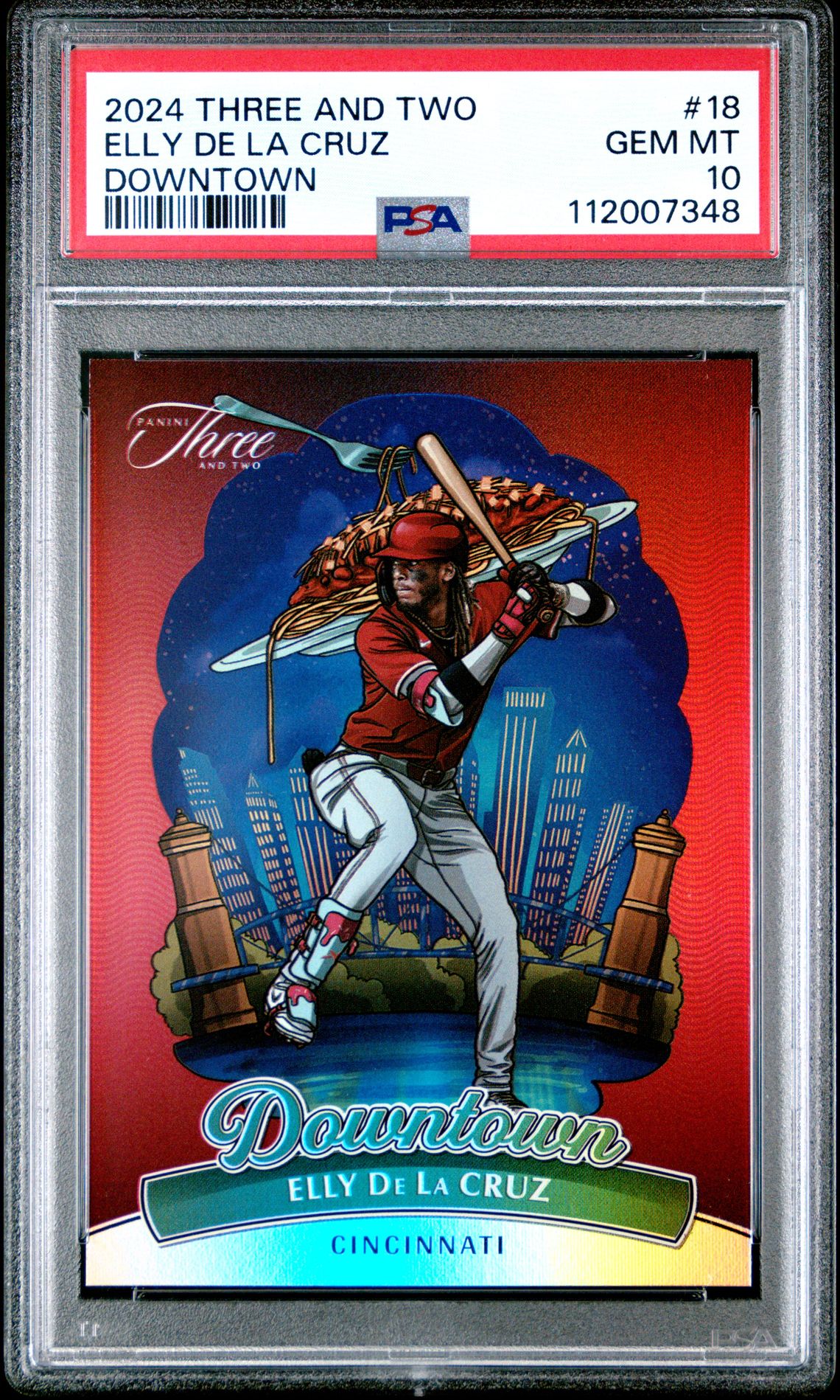 2024 Panini PANINI THREE AND TWO DOWNTOWN #18 Elly De La Cruz front