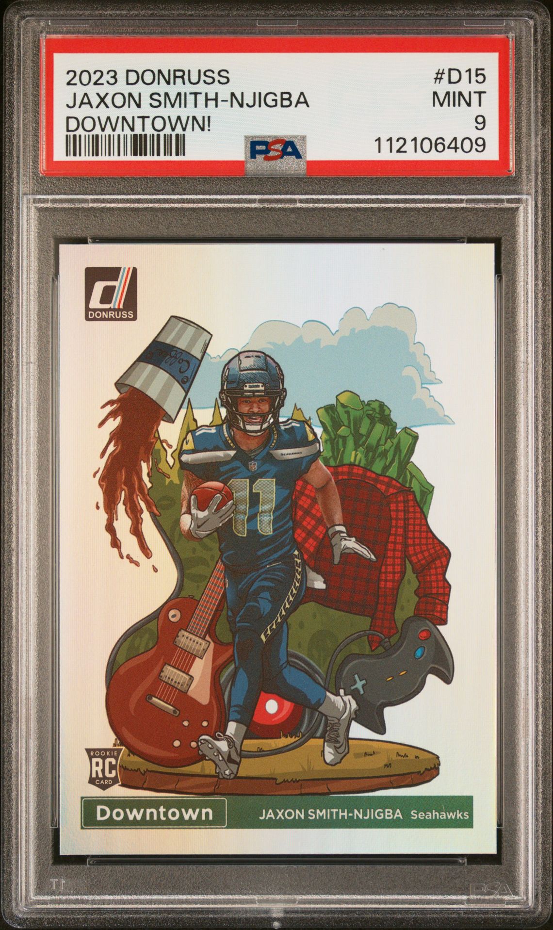 2023 Panini PANINI DONRUSS DOWNTOWN! #D15 Jaxon Smith-Njigba front