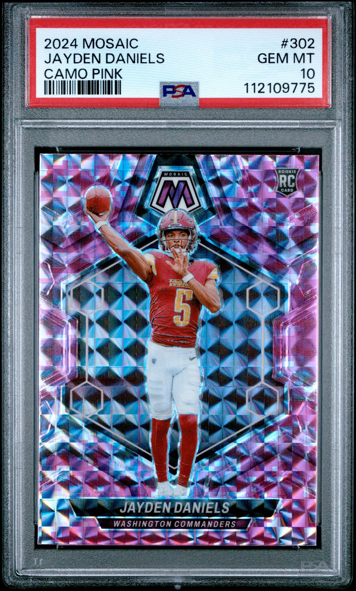 2024 Panini PANINI MOSAIC Green #302 Jayden Daniels front