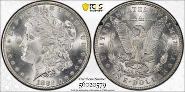 1882-CC $1 GSA Hoard MS64