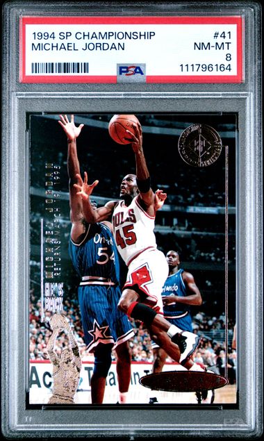 1994 Sp Championship Michael Jordan #41 Nm-Mt 8 front