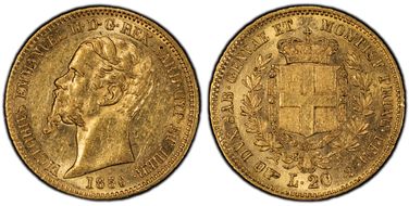 1856-B 20 L Eagle AU55
