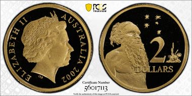 2002 $2 PR70DCAM