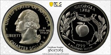 1999-S 25C Georgia Silver PR66DCAM