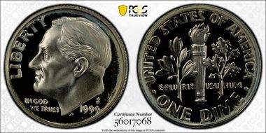 1999-S 10C Silver PR68DCAM