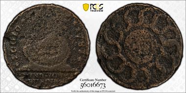 1787 Fugio 1C States United, 4 Cinq N1BN
