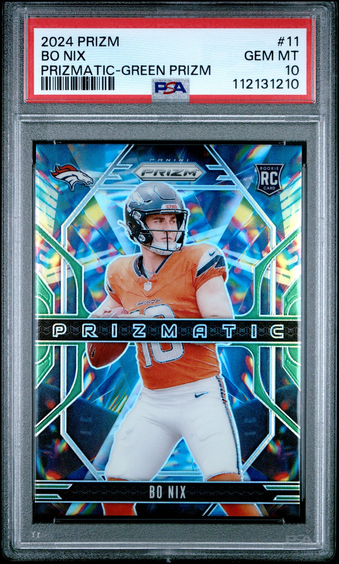 2024 Panini PANINI PRIZM PRIZMATIC #11 Bo Nix front