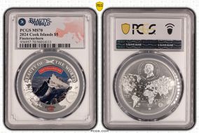 2024 $5 Finsteraarhorn Beauty of the World MS70