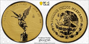 2018-Mo 1/2 oz Libertad Au Rev PR PR70
