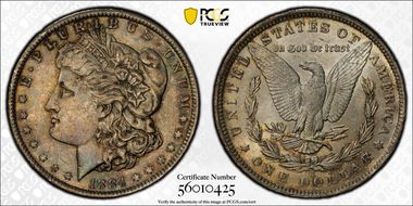 1884-O $1 MS62