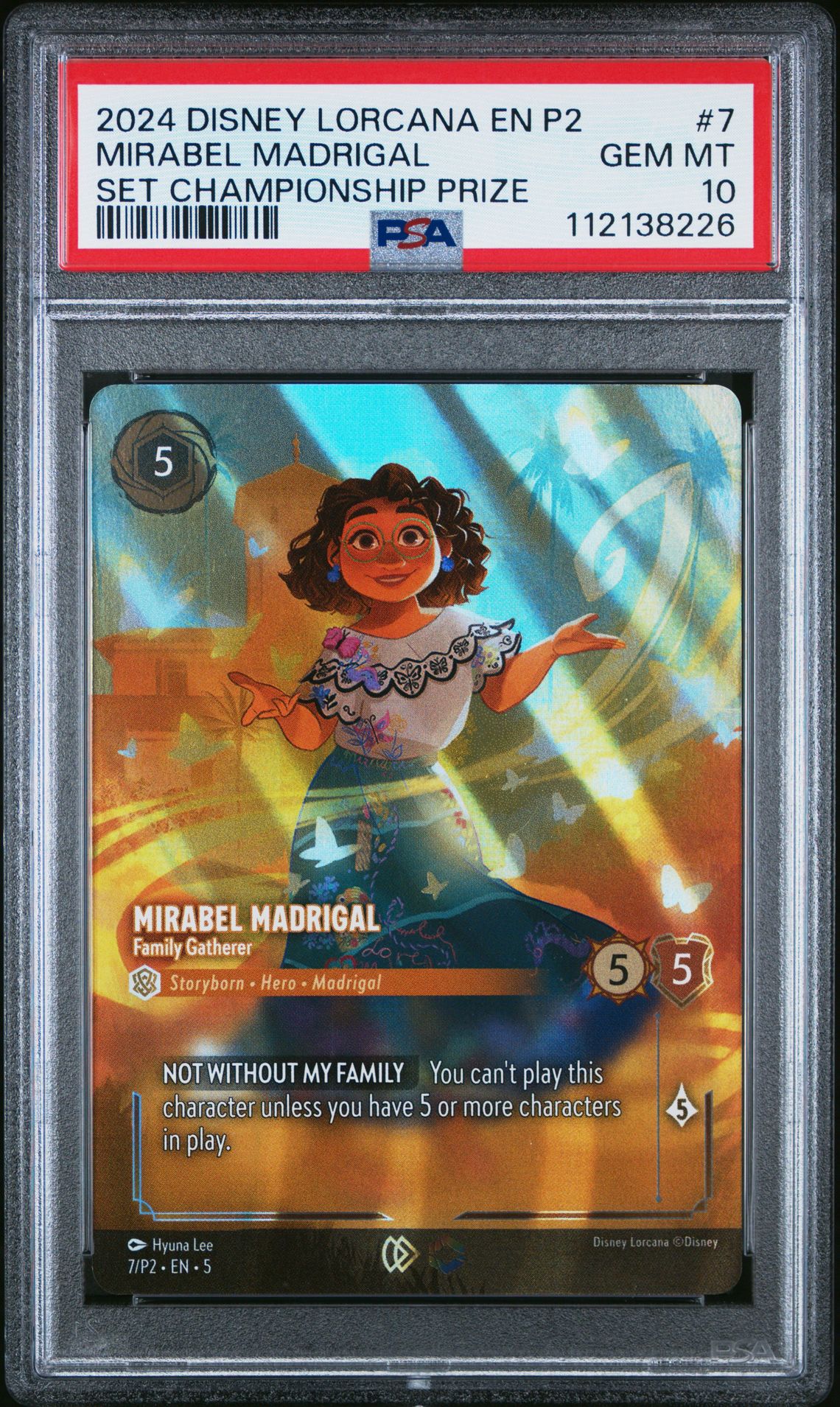2024 Disney Disney Lorcana En P2-Promo #7 Mirabel Madrigal front