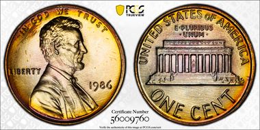 1986 1C MS65RB