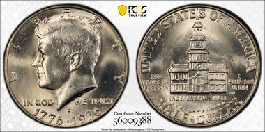 1976-D 50C Clad MS65