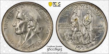 1938-S 50C Boone MS66