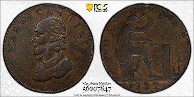 1792 Tk 1/2D DH-49 Warwickshire, County XF40BN