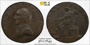 1791 Tk 1/2D DH-46 Warwickshire, County AU55BN