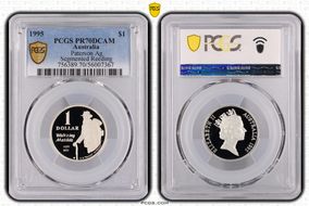 1995 $1 Paterson Ag Segmented Reeding PR70DCAM