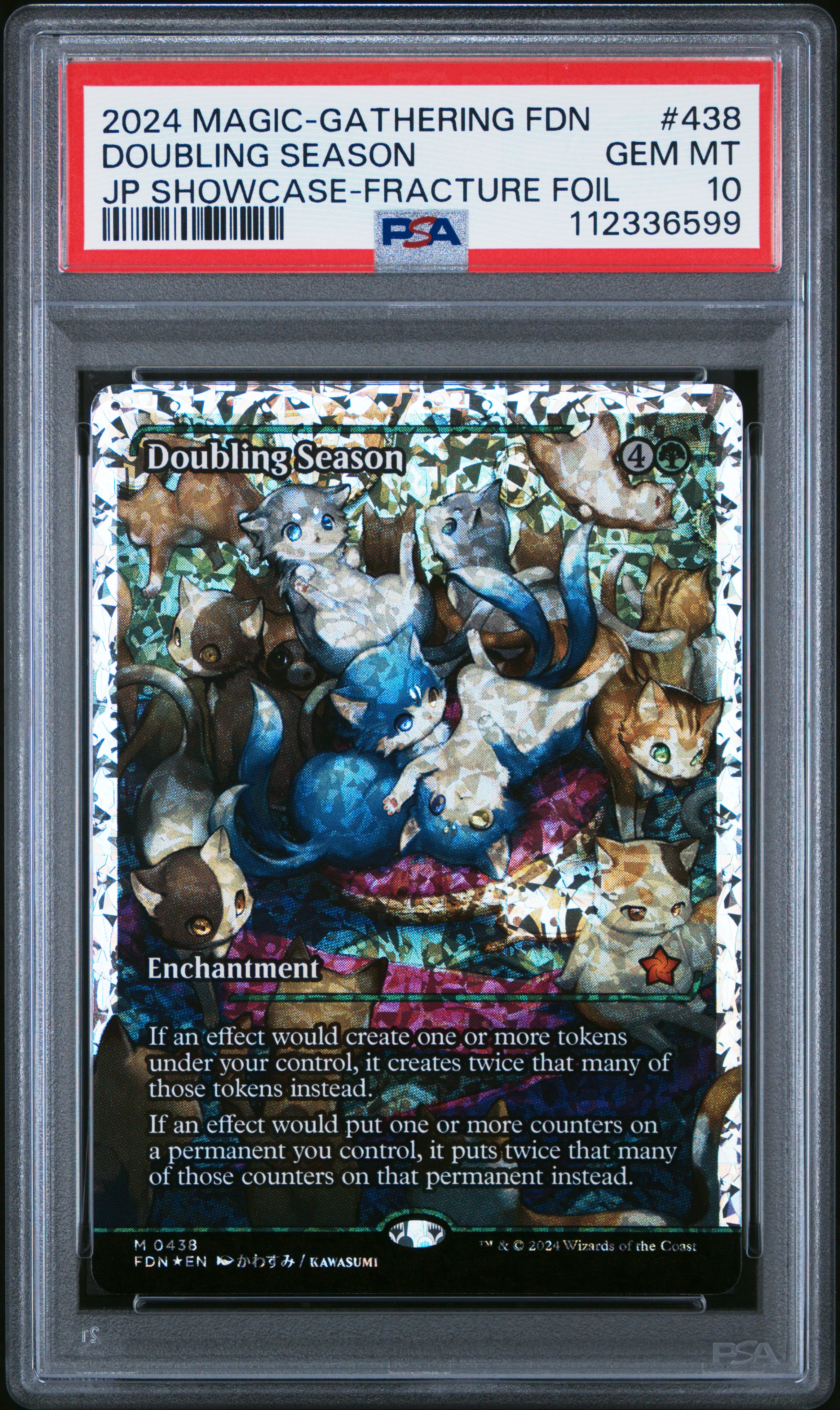 Doubling Season Japan Showcase-Fracture Foil #438 PSA + CGC Pop Report: Rarity vs Price (2026)