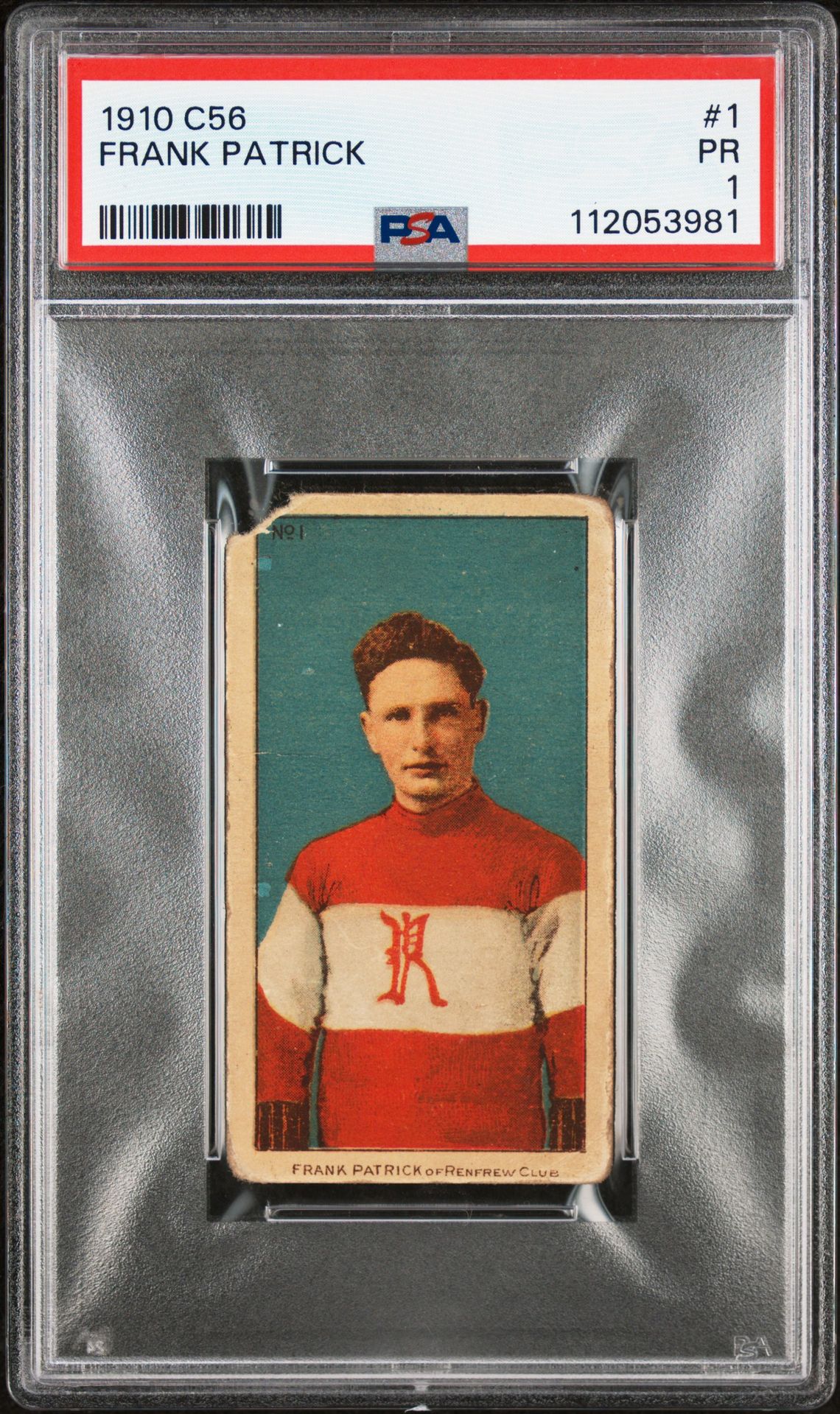 1910 C56 #1 Frank Patrick front