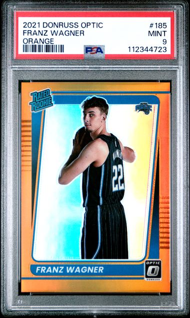 2021 Panini PANINI DONRUSS OPTIC Orange #185 Franz Wagner front