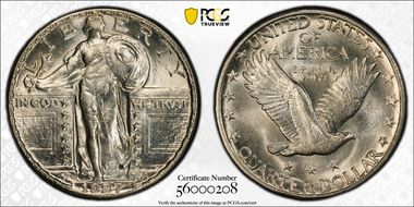 1927-D 25C MS65