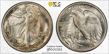 1916 50C MS65
