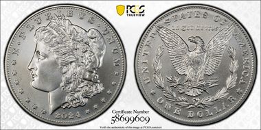 2024 $1 Morgan Dollar MS69