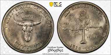 1935 50C Spanish Trail MS66