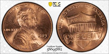 2023 1C Shield, Extra "V" MS66RD